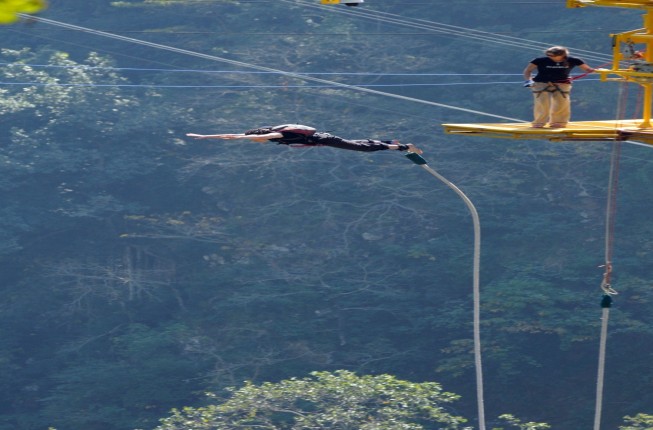 Jump from India’s Highest Bungy Platform